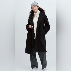 Windproof Outer Fleece Tailored Teddy Coat Mob wife